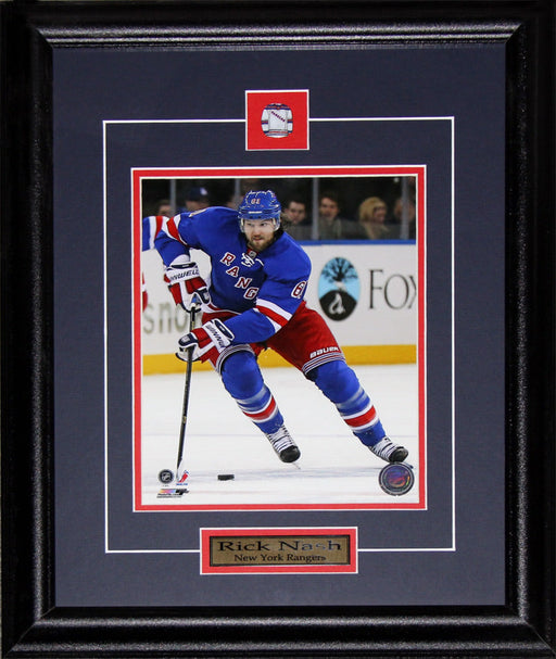 Rick Nash New York Rangers 8x10 Hockey Memorabilia Collector Frame