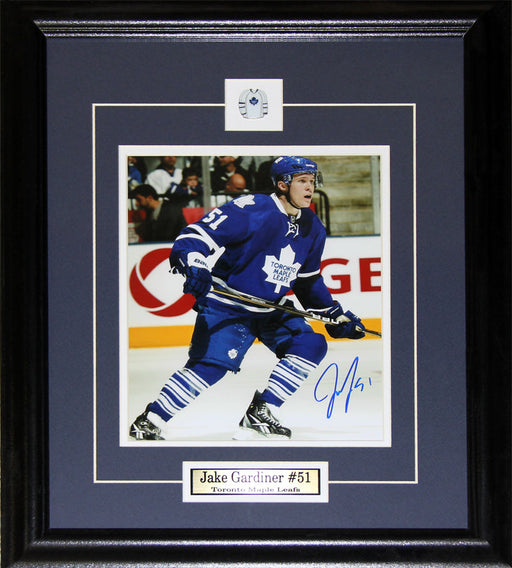 Jake Gardiner Toronto Maple Leafs Signed 8x10 Hockey Collector Frame