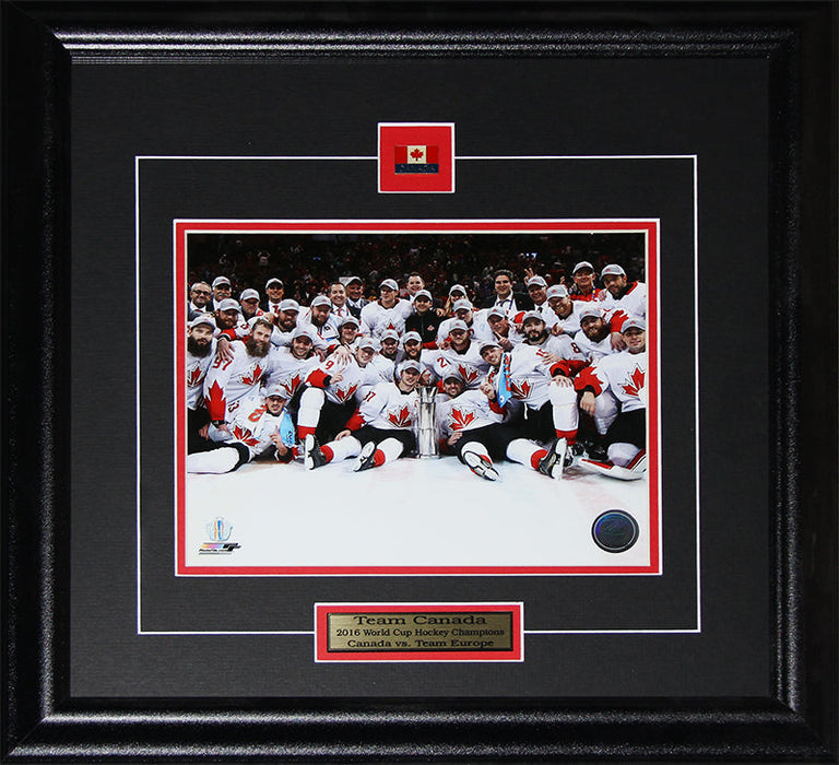 2016 Team Canada World Cup of Hockey Champions 8x10 Collector Frame