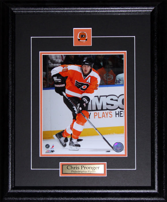 Chris Pronger Philadelphia Flyers 8x10 Hockey Memorabilia Collector Frame