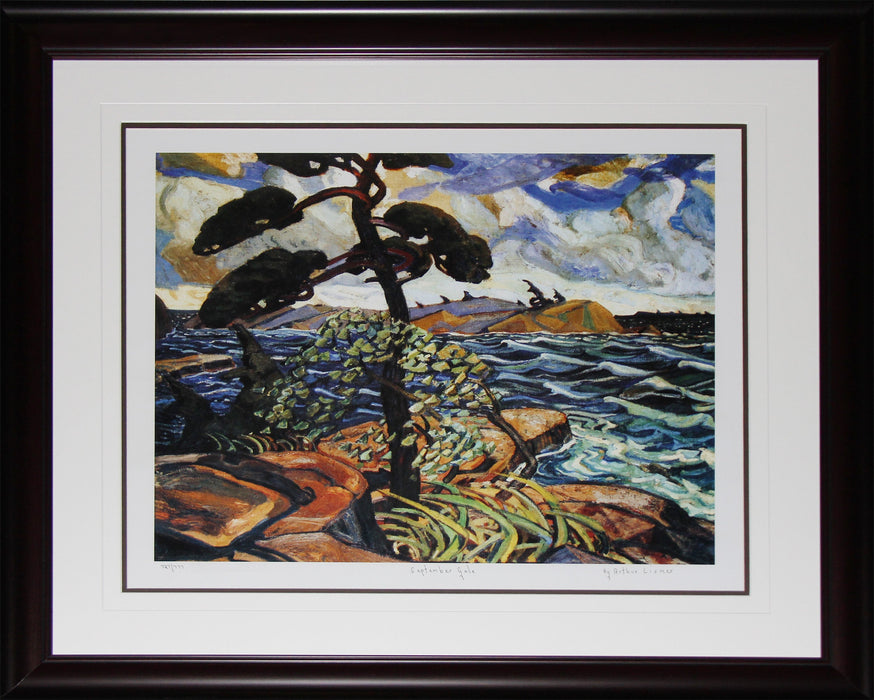 A September Gale Georgian Bay 1967 Canadian Art by Arthur Lismer Group of Seven