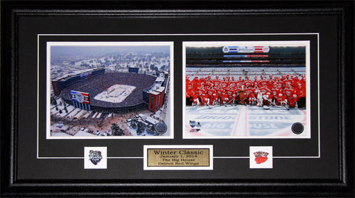 Detroit Red Wings 2014 Winter Classic 2 Photo Hockey Collector Frame